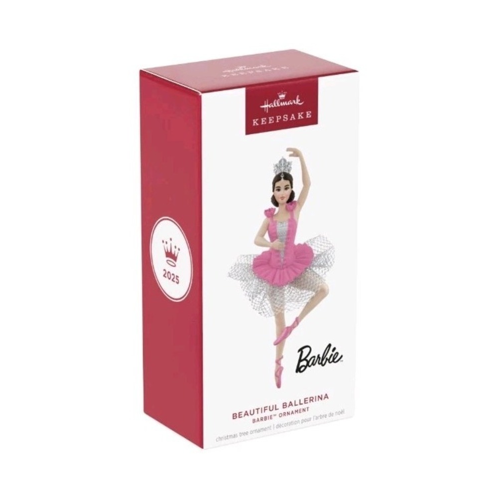 Hallmark Keepsake Ornament 2025 Beautiful Ballerina Barbie pink tutu